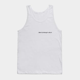 /dev/clothing/t-shirt Tank Top